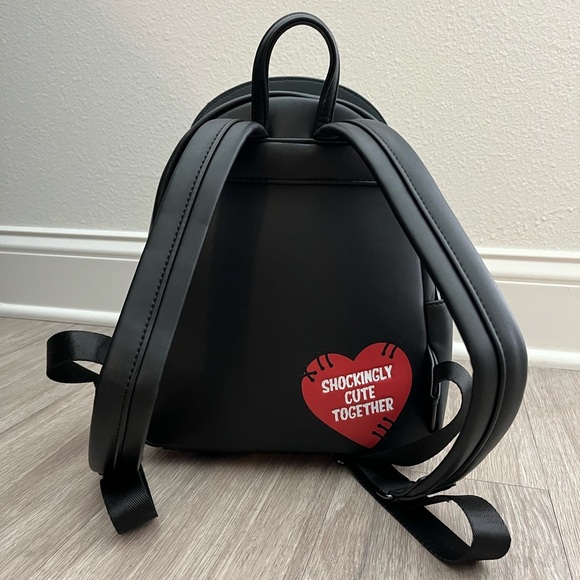 Loungefly Universal Monsters Frankenstein & Bride Cosplay Mini Backpack - Picture 3 of 8